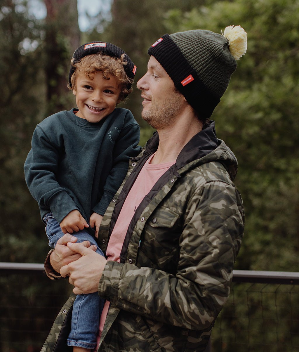 Mütze Color Block Olive Kinder & Babys, Cool Kids Only, Hello Hossy