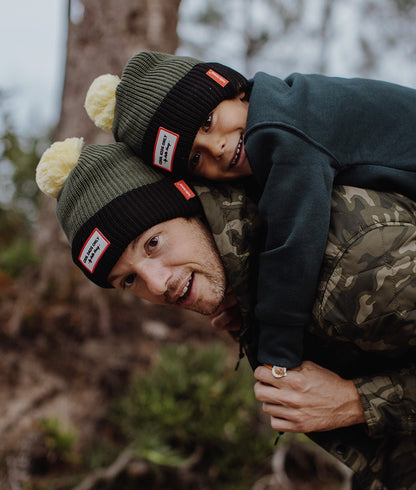 Mütze Color Block Olive Kinder & Babys, Cool Kids Only, Hello Hossy