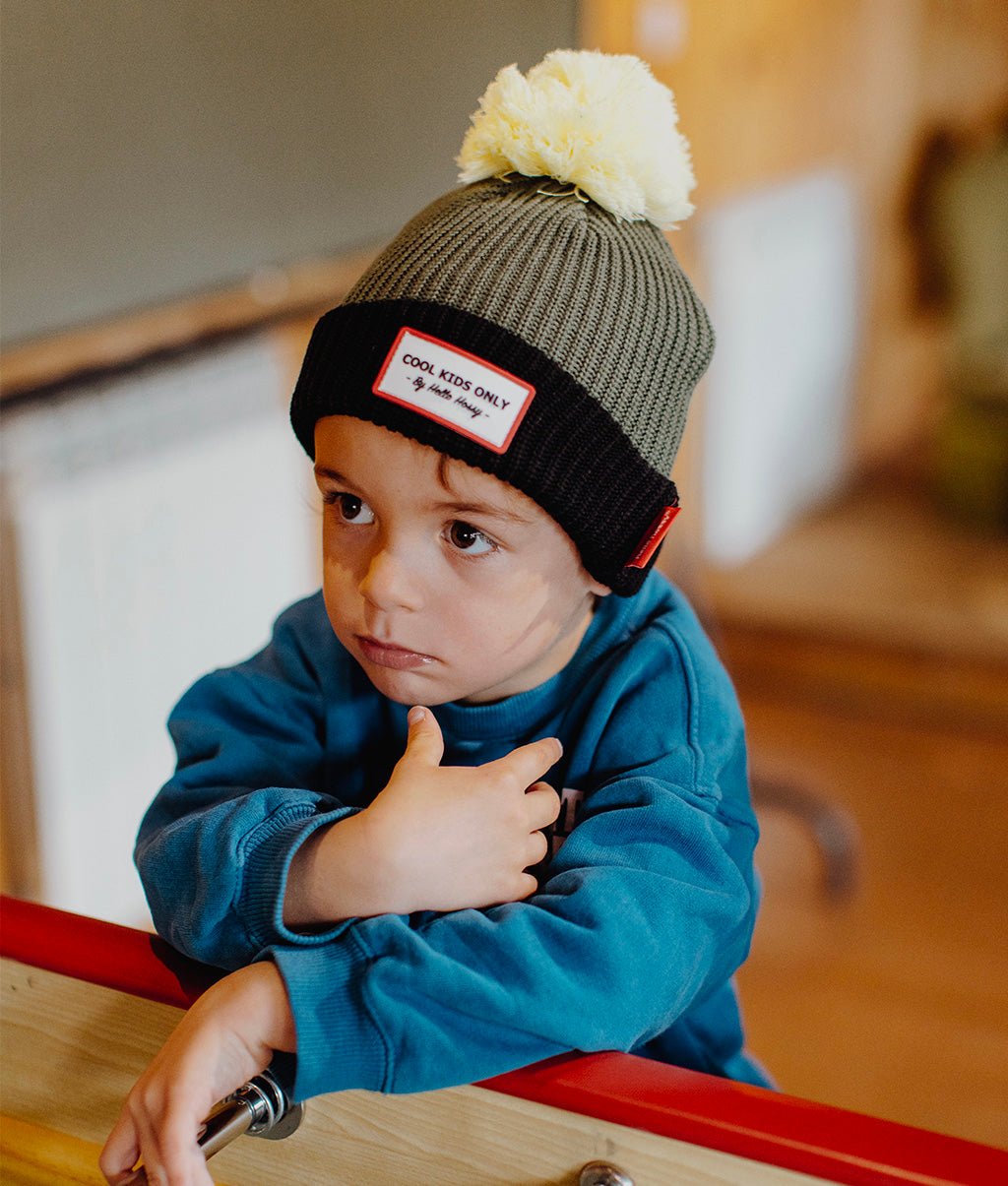 Mütze Color Block Olive Kinder & Babys, Cool Kids Only, Hello Hossy