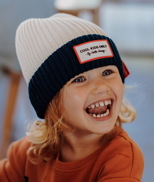Mütze Grandma Navy Kinder & Babys, Cool Kids Only, Hello Hossy