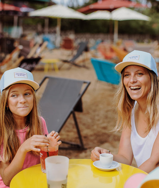 Casquette Parents-Enfants Mini Lagoon, style Trucker, matchy-matchy, éco-responsable, dès 9 mois, Cool Kids Only !